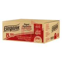 Papel higiênico Mili cai cai folha dupla Duo Elegans c/8000un R1741