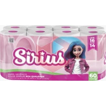 Papel higiênico Sirius folha simples 16x60m 
