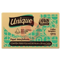 Papel toalha Mili Unique 16x20cm c/7000un R-1711