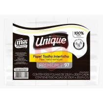 Papel toalha Mili Unique Premium 2d 23x20cm c/1000un R-97
