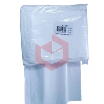 Saco plastico branco cachorrão quente 11x30cm c/500un