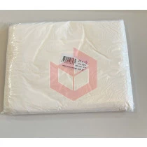 Saco plastico branco para hamburgão 15x20cm c/500un