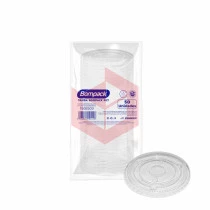 Tampa plana pet sem furo Bompack c/50un