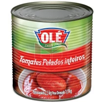 Tomate pelado inteiro Ole 1.5kg