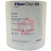 Wipes Fiberclean 50 branco 30x34cm c/500un