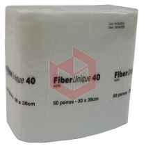 Wipes Fiberunique 40 branco 30x34cm c/50un