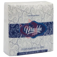 Guardanapo Maddu folha simples 20cmx19.5cm c/50un