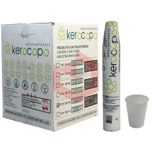 Copo Kerocopo PS branco 200ml 25x100un