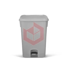 Lixeira com pedal 15l cinza Bralimpia CP1SCZ