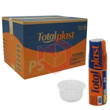 Pote Totalplast transparente 250ml 20x50un