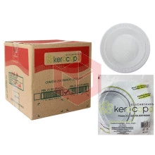 Prato Kerocopo branco 21cm fundo 25x10un