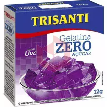 Gelatina de uva zero Trisanti 12g