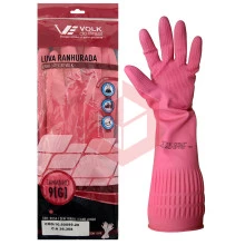 Luva rosa grande ranhurada Volk