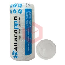 Tampa com furo Altacoppos transparente TPF451 c/50un 