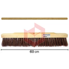 Escovão gari piaçava 60cm com cabo Perovinha