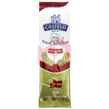 Vinagre de vinho tinto sachê Castelo Bom Sabor 200x4ml