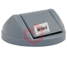 Tampa basculante cinza para lixeira 14l e 23l TB24CZ