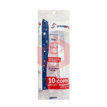Copo Straw 302 brigadeiro cristal c/10un