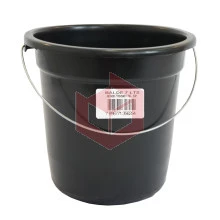 Balde plástico preto 7l Shangrila Ref.5625
