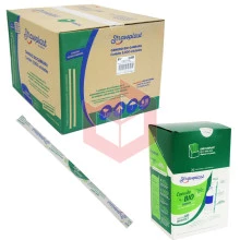 Canudo bio garrafa Straw 817 rígido 24cmx5mm 6x500un