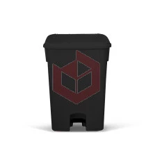 Lixeira com pedal 15l preta Bralimpia CP1SPR