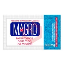 Adoçante sachê sacarose ciclamato Magro 1000x500mg