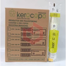 Copo Kerocopo PS transparente 200ml 25x100un