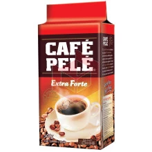 Café extra forte torrado moido vácuo Pelé 500g