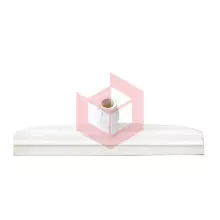 Rodo plástico 55cm branco sem cabo M.Longo