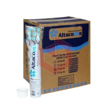 Pote Altacopo PP branco PT100 100ml 20x100un