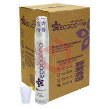 Copo Ecocoppo PP transparente 200ml 25x100un