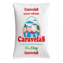 Açúcar refinado Caravelas 1kg