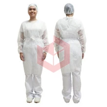 Avental tnt branco manga longa Prevemax c/10un REDS264