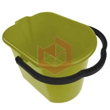 Balde plástico 15l amarelo Nycol