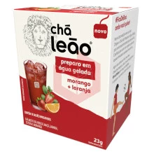 Chá gelado morango laranja Leão 10x2.3g