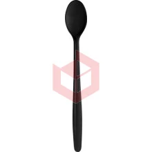 Colher longa Straw 733 preta 18cm c/50un