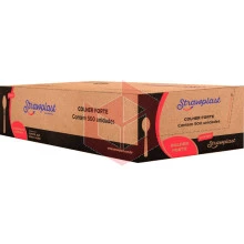 Colher Straw forte 696 roxa c/500un