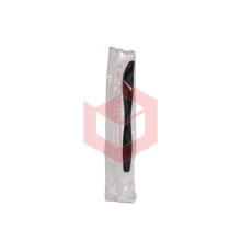 Faca refeição master preta embalada Plastfood c/100un