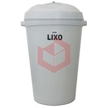 Lixeira 100l branca com tampa Belosch B2SC-100BC