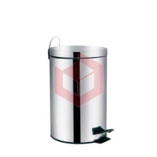 Lixeira com pedal 12l inox agata Mor 8223 