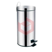 Lixeira com pedal 30l inox agata Mor 8225