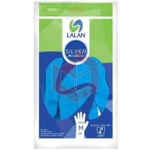 Luva azul média Silver Lalan