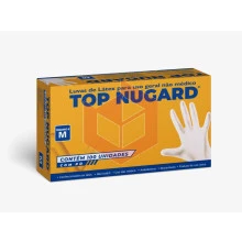 Luva latex com po media Top Nugard c/100un  