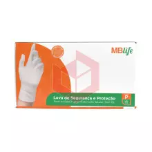Luva latex com po pequena Medix c/100un 