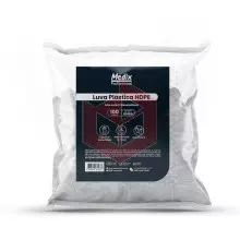 Luva plastica descartavel HDPE Medix c/100un