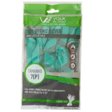 Luva verde pequena verniz silver Volk