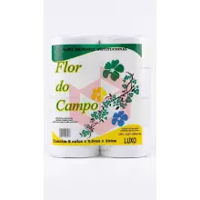 Papel higiênico Flor do Campo luxo 8x200m