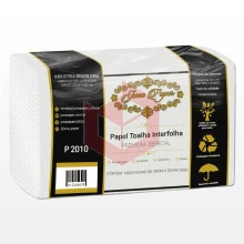 Papel toalha Juna Paper 2d 100%cel 20x20cm c/1000un P2010