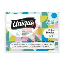 Papel toalha Mili Unique 2D 16x20cm c/350un R-1711