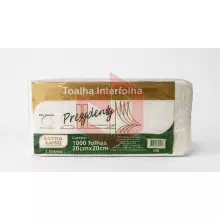 Papel toalha Presidenty 2d extra luxo 20x20cm c/1000un